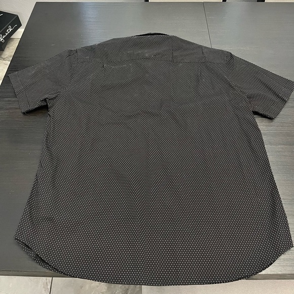 Gentlemen’s Outfitters Polo Shirt, black with white polkadots, size 2XL - Picture 4 of 4
